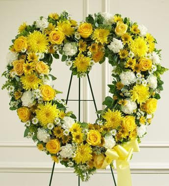Always Remember Heart Tribute - Yellow
