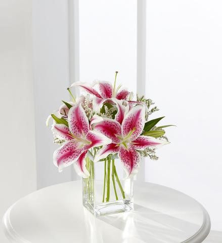 the director by lily white The FTD Pink Lily Bouquet (S22-4298) – Director Flowers