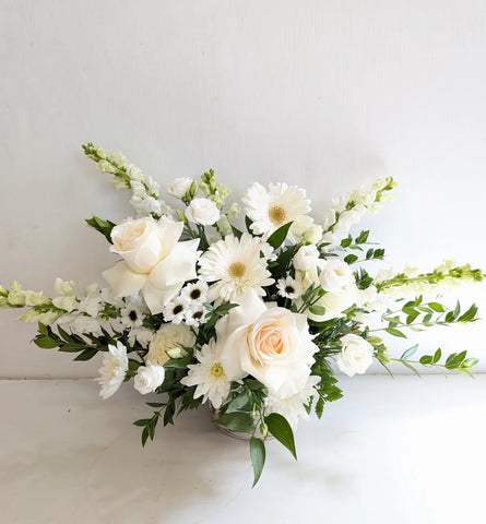 All White Sympathy Basket