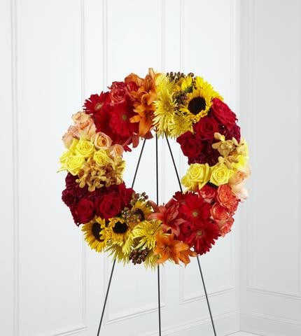 The FTD Rural Beauty Wreath (S42-4536)
